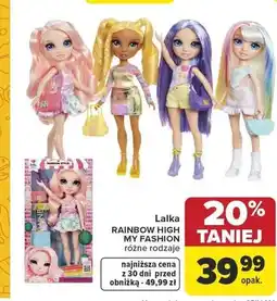 Carrefour Lalka RAINBOW HIGH MY FASHION oferta