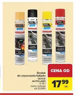Carrefour Środek do czyszczenia kokpitu QUICK Autoland Wanilia oferta