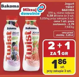 Carrefour Jogurt TWIST BAKOMA oferta