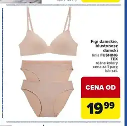 Carrefour Biustonosz damski linia FUSHING TEX oferta