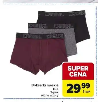 Carrefour Bokserki męskie TEX 3-pak oferta