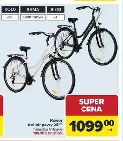 Carrefour Rower trekkingowy GOETZE 28 hamulce V-brake oferta