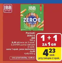 Carrefour Parówki ZERO-E JBB oferta