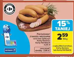 Carrefour Parówkowa Nasza Wędzarnia oferta