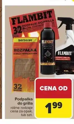 Carrefour Podpałka do grilla w kostkach Flambit 32-pak oferta