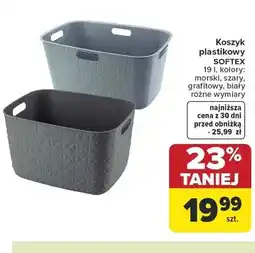 Carrefour Koszyk plastikowy SOFTEX oferta