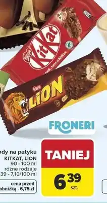 Carrefour Lody na patyku KitKat oferta