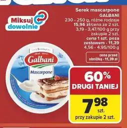 Carrefour Serek mascarpone GALBANI oferta