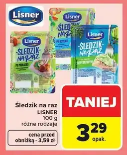Carrefour Śledzik na raz LISNER oferta