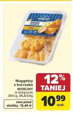 Carrefour Nuggetsy z kurczaka MORLINY w tempurze oferta