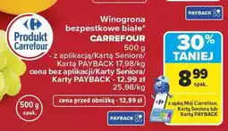 Carrefour Winogrona bezpestkowe białe CARREFOUR oferta