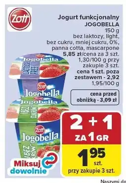 Carrefour Jogurt funkcjonalny Jogobella bez laktozy oferta