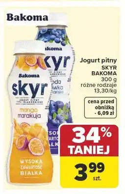 Carrefour Jogurt pitny Skyr Bakoma oferta