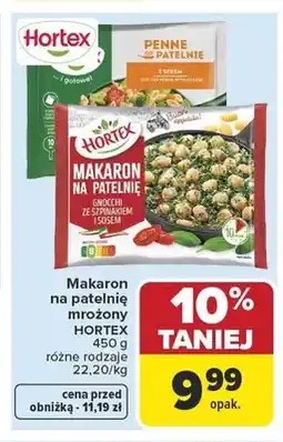 Carrefour Makaron na patelnię mrożony HORTEX oferta