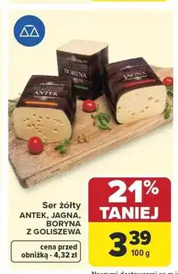 Carrefour Ser żółty Antek z Goliszewa oferta
