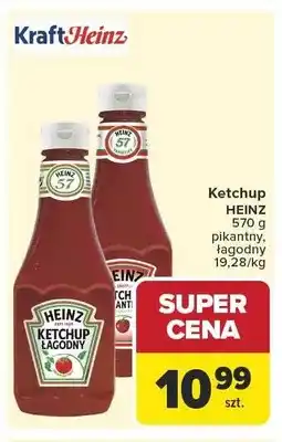 Carrefour Ketchup Heinz łagodny oferta
