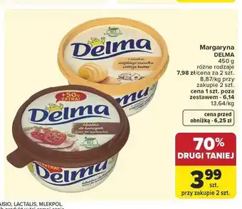 Carrefour Margaryna Delma o smaku wiejskiego masełka oferta