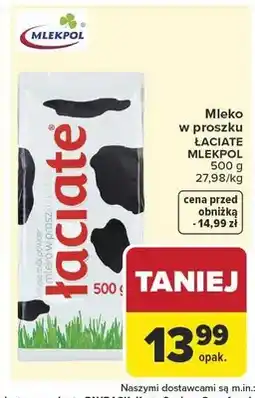 Carrefour Mleko w proszku Łaciate oferta