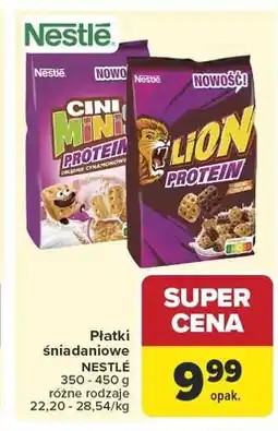 Carrefour Płatki śniadaniowe NESTLÉ Cini Minis Protein oferta