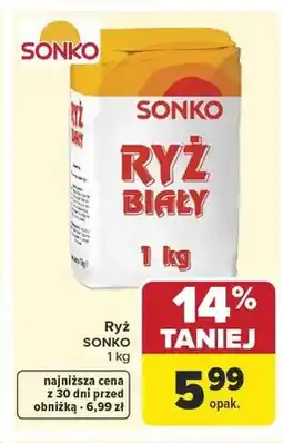 Carrefour Ryż biały Sonko oferta
