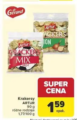 Carrefour Krakersy Artur Mix Salty oferta