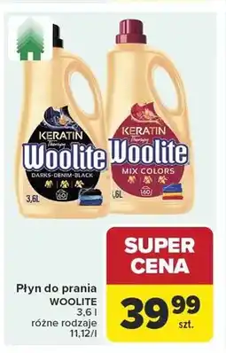 Carrefour Płyn do prania Woolite Keratin Therapy Darks Denim Black oferta