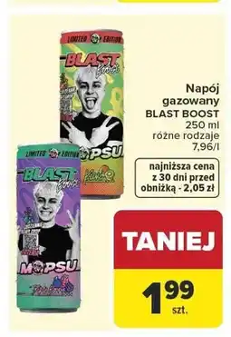 Carrefour Napój gazowany Blast Boost oferta