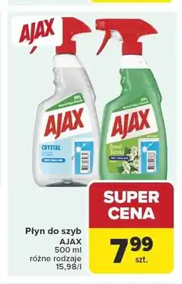 Carrefour Płyn do szyb Ajax Crystal oferta