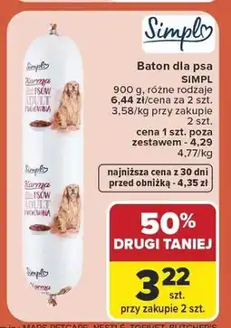 Carrefour Baton dla psa Simpl oferta