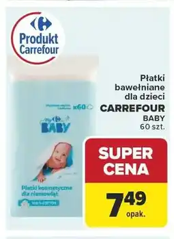 Carrefour Płatki bawełniane dla dzieci Carrefour Baby oferta