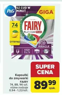 Carrefour Kapsułki do zmywarki Fairy oferta