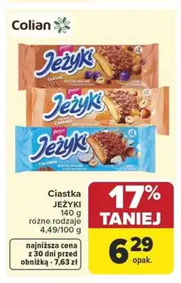 Carrefour Ciastka JEŻYKI Classic oferta