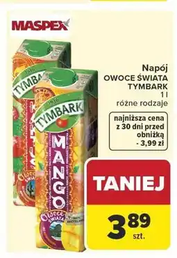 Carrefour Napój Owoce Świata Tymbark Mango oferta