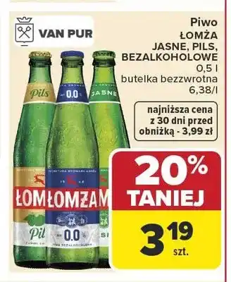 Carrefour Piwo Łomża Pils oferta