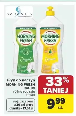 Carrefour Płyn do naczyń Morning Fresh Original oferta