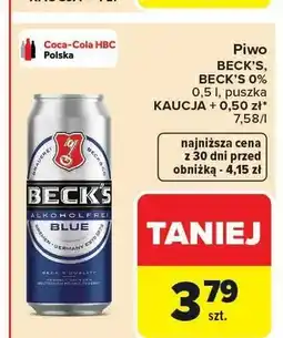 Carrefour Piwo Beck's oferta