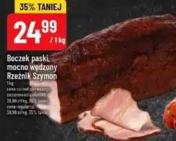 Polomarket Rzeźnik Szymon Boczek paski, mocno wędzony oferta