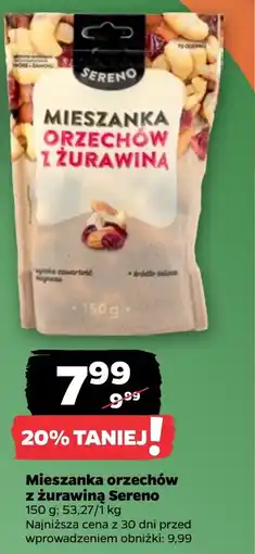 Netto Mieszanka orzechów z żurawiną Sereno oferta