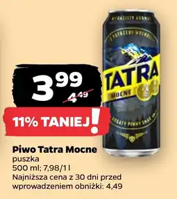 Netto Piwo Tatra Mocne puszka oferta