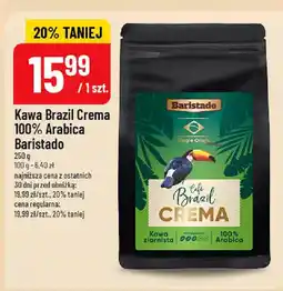 Polomarket Baristado Kawa Brazil Crema 100% Arabica oferta