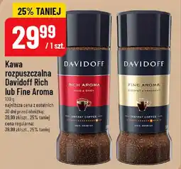 Polomarket Davidoff Kawa rozpuszczalna Rich lub Fine Aroma oferta