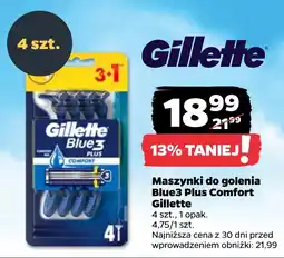 Netto Maszynki do golenia Blue3 Plus Comfort Gillette oferta