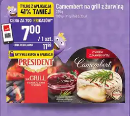 Polomarket President Camembert na grill z żurawiną oferta