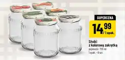 Polomarket Słoiki z kolorową zakrętką oferta