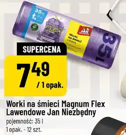 Polomarket Worki na śmieci Magnum Flex Lawendowe Jan Niezbędny oferta