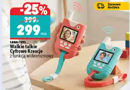 Biedronka Canaltoys Walkie talkie Cyfrowe Kreacje oferta