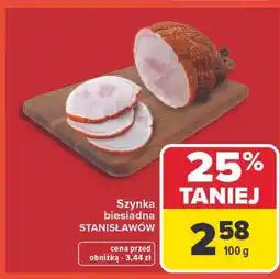 Carrefour Szynka biesiadna Stanisławów oferta