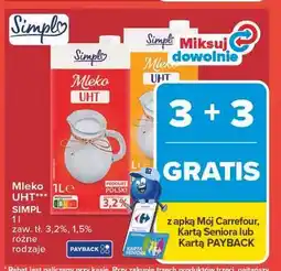 Carrefour Mleko 1.5% Simpl oferta