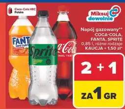 Carrefour Napój pomarańczowy Fanta Zero oferta