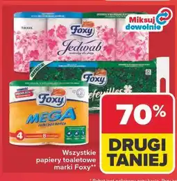 Carrefour Papier toaletowy Foxy Mega oferta